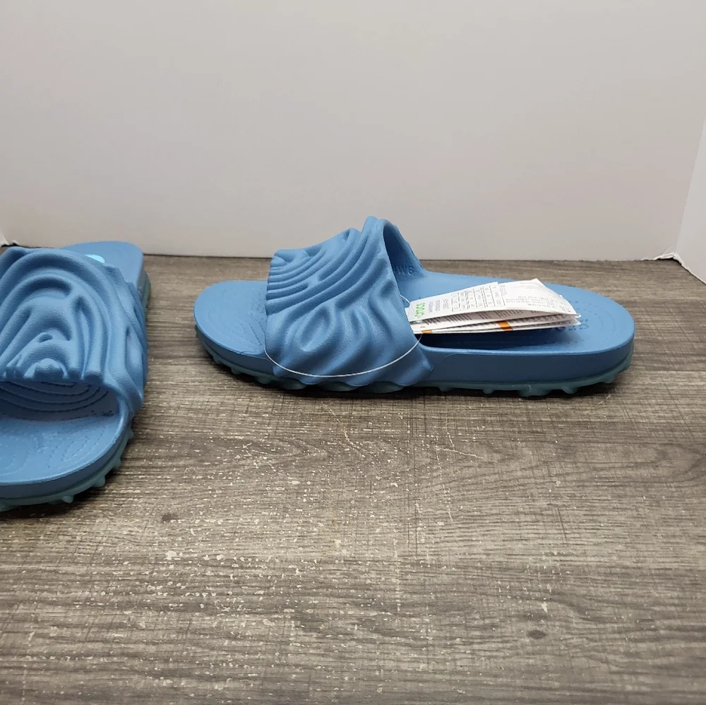 Crocs Salehe Bembury The Pollex Slide Womens Sandals US Size 6 Blue New